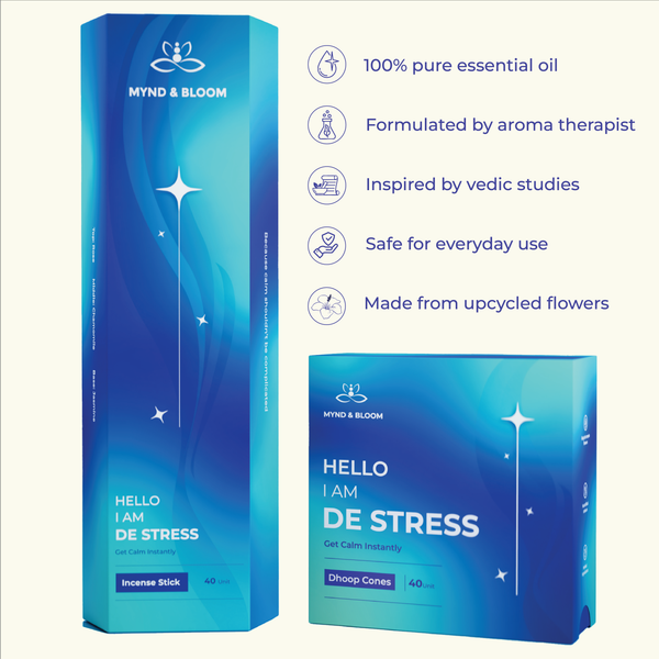 De-Stress Incense Sticks & Dhoop cones combo