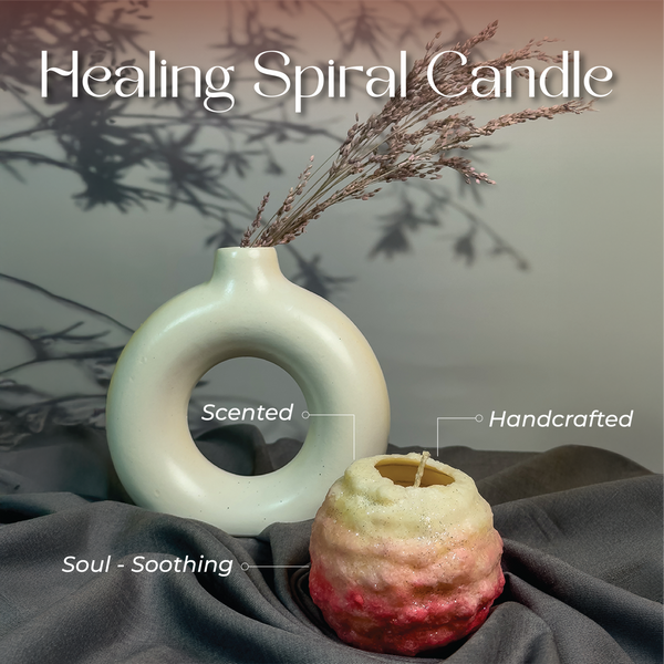 Focused : Healing Spiral Candle