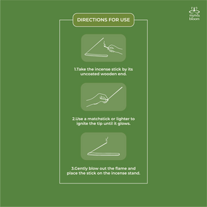 Uplifted incense stick & Dhoop cones combo