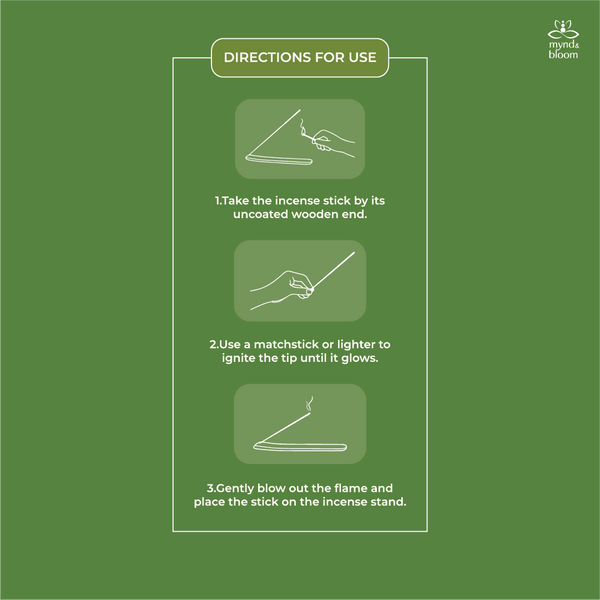 Uplifted incense stick & Dhoop cones combo