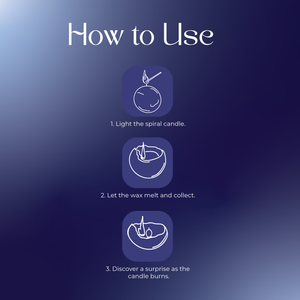 De-Stress : Healing Spiral Candle
