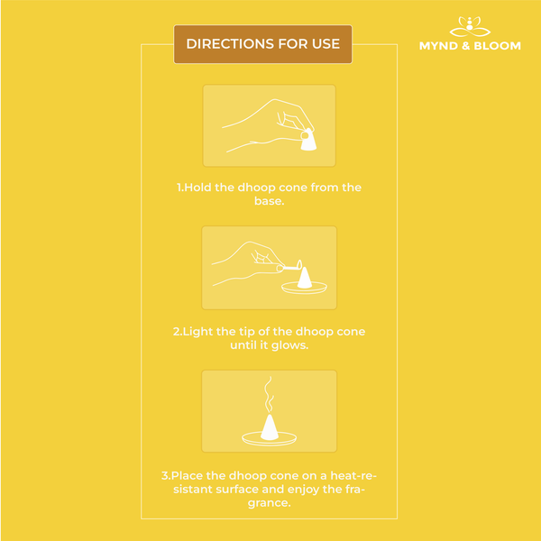 Purify + Refresh Lemon Dhoop Cones