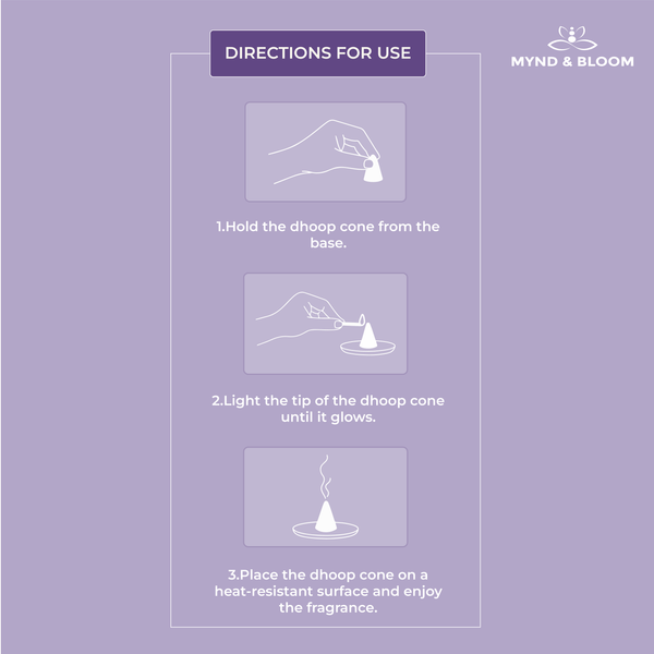 Breathe + Relax Lavender Dhoop Cones