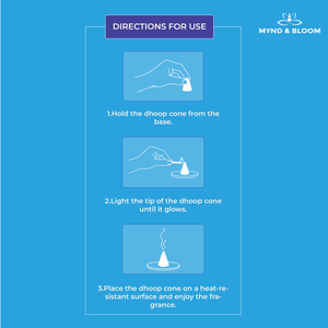 Balance + Harmony Rose Dhoop Cones