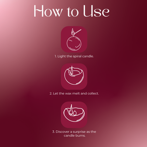 Focused : Healing Spiral Candle