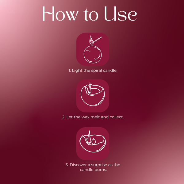 Focused : Healing Spiral Candle