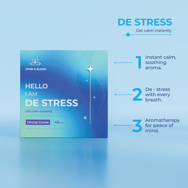 De-Stress Incense Sticks & Dhoop cones combo