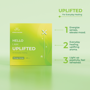 Uplifted incense stick & Dhoop cones combo