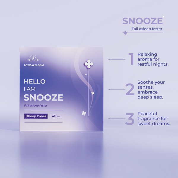 Snooze Incense Sticks+Dhoop cones Combo